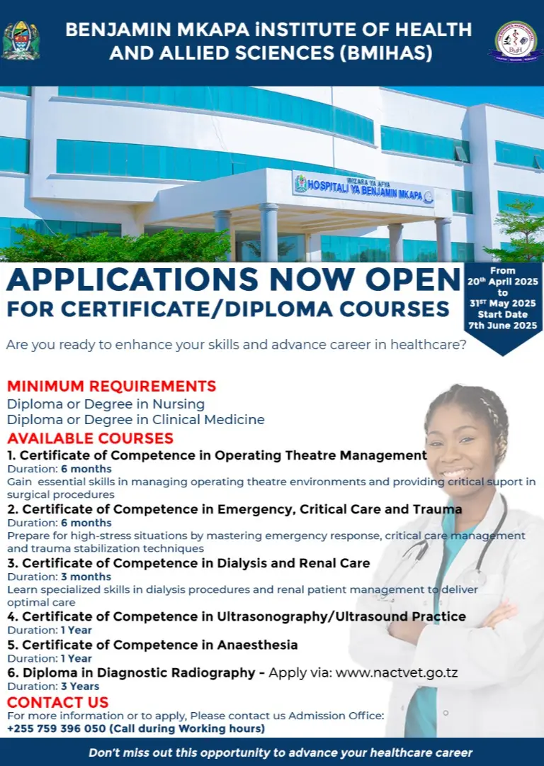Hospitali ya Benjamin Mkapa Kuzindua Huduma Mpya za "Royal, International Patients and Master Health Check Up Clinic.