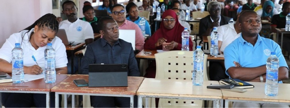 IAE employees attending Occupational Safety and Health (OSHA) Training. The training was held in Dar Es Salaam, September, 2023.