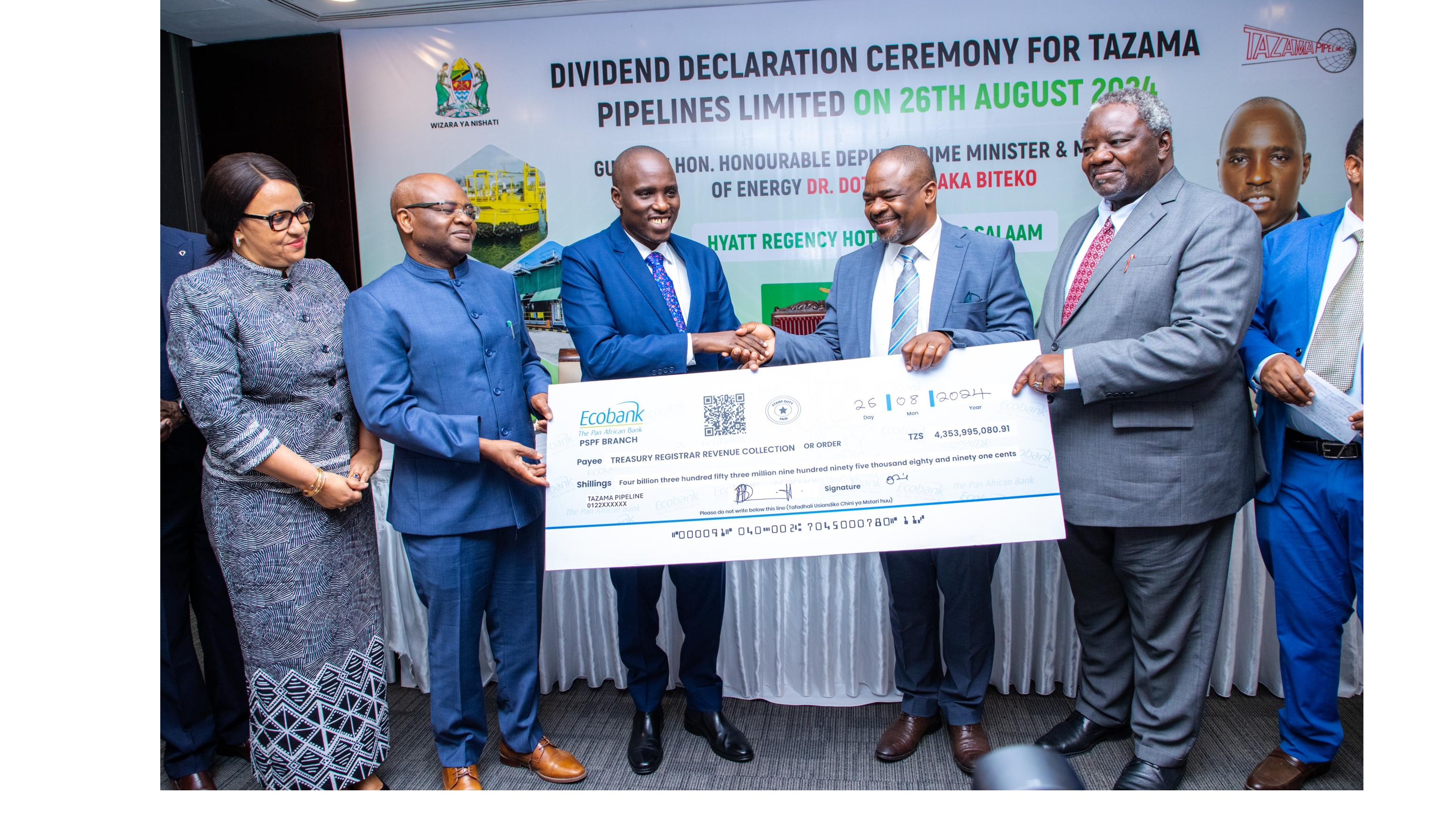 TAZAMA YATOA GAWIO BILIONI 4.35 KWA SERI...