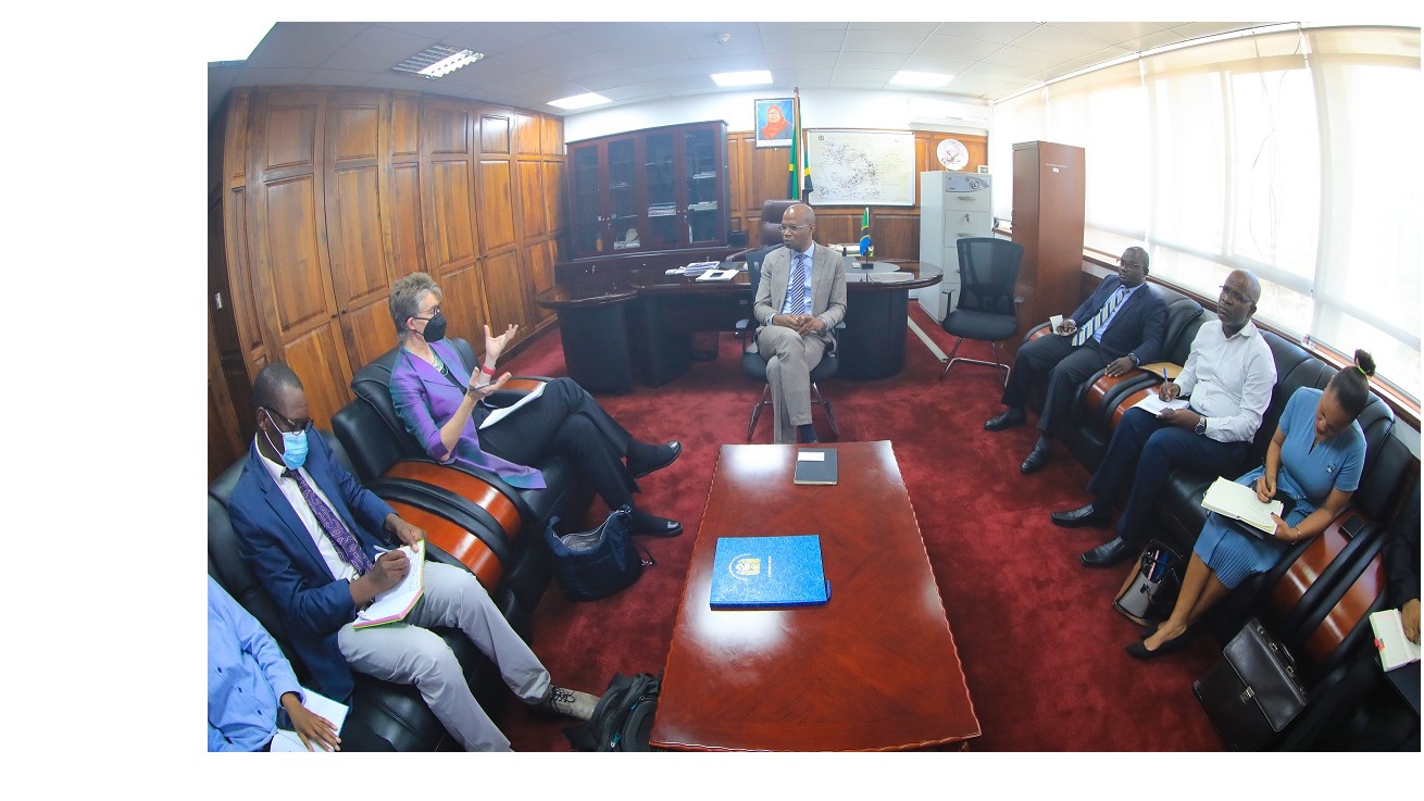 ​Waziri Makamba akutana na ujumbe wa Ben...