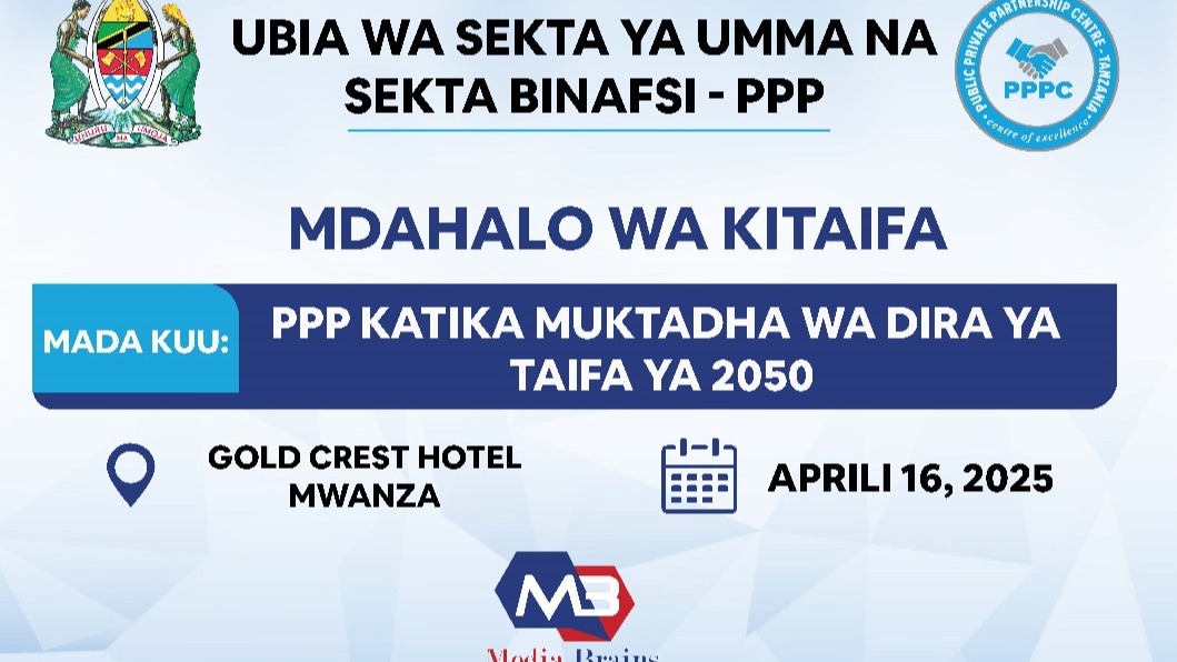 PPP TOWARDS TANZANIA DEVELOPMENT VISION 2050