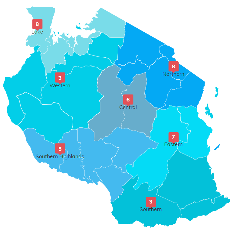 Tanzania Map